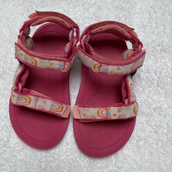 TEVA Sandals - Hurricane style - Toddler Girls’ - Size 7 - Pink - Picture 1 of 6
